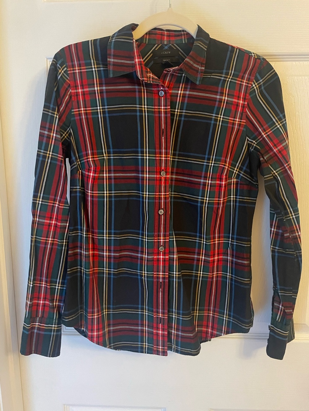 J. Crew Plaid Button-Down Shirt